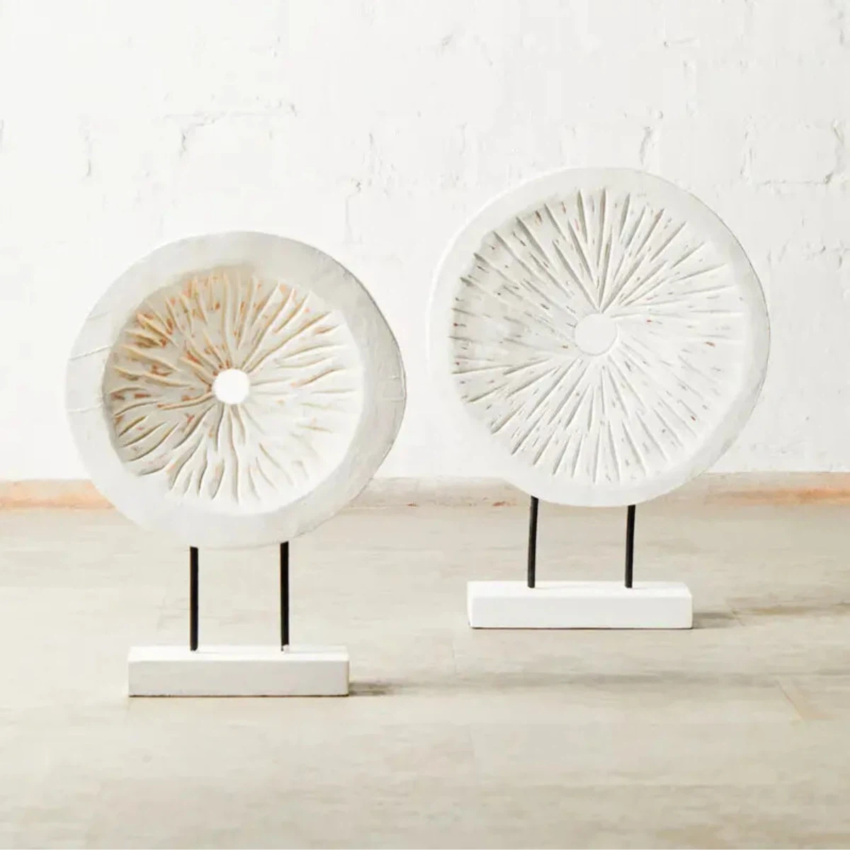 Beaumonde's Faith Small White Sculpture 3