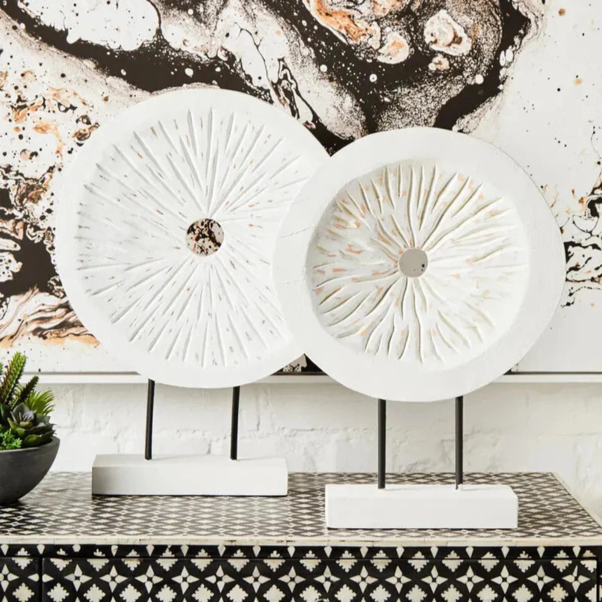 Beaumonde's Faith Small White Sculpture 4