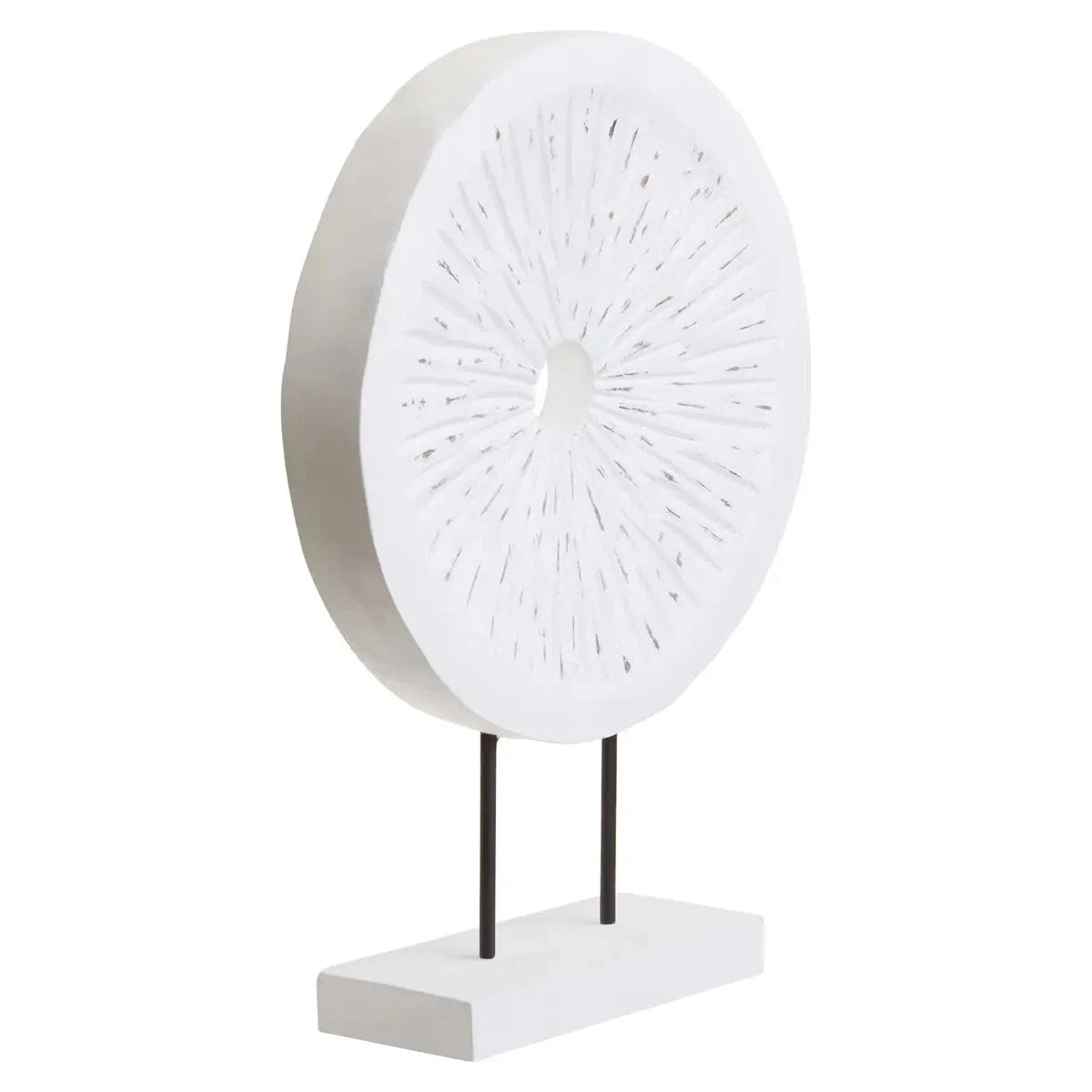 Beaumonde's Faith White Wood Sculpture 2