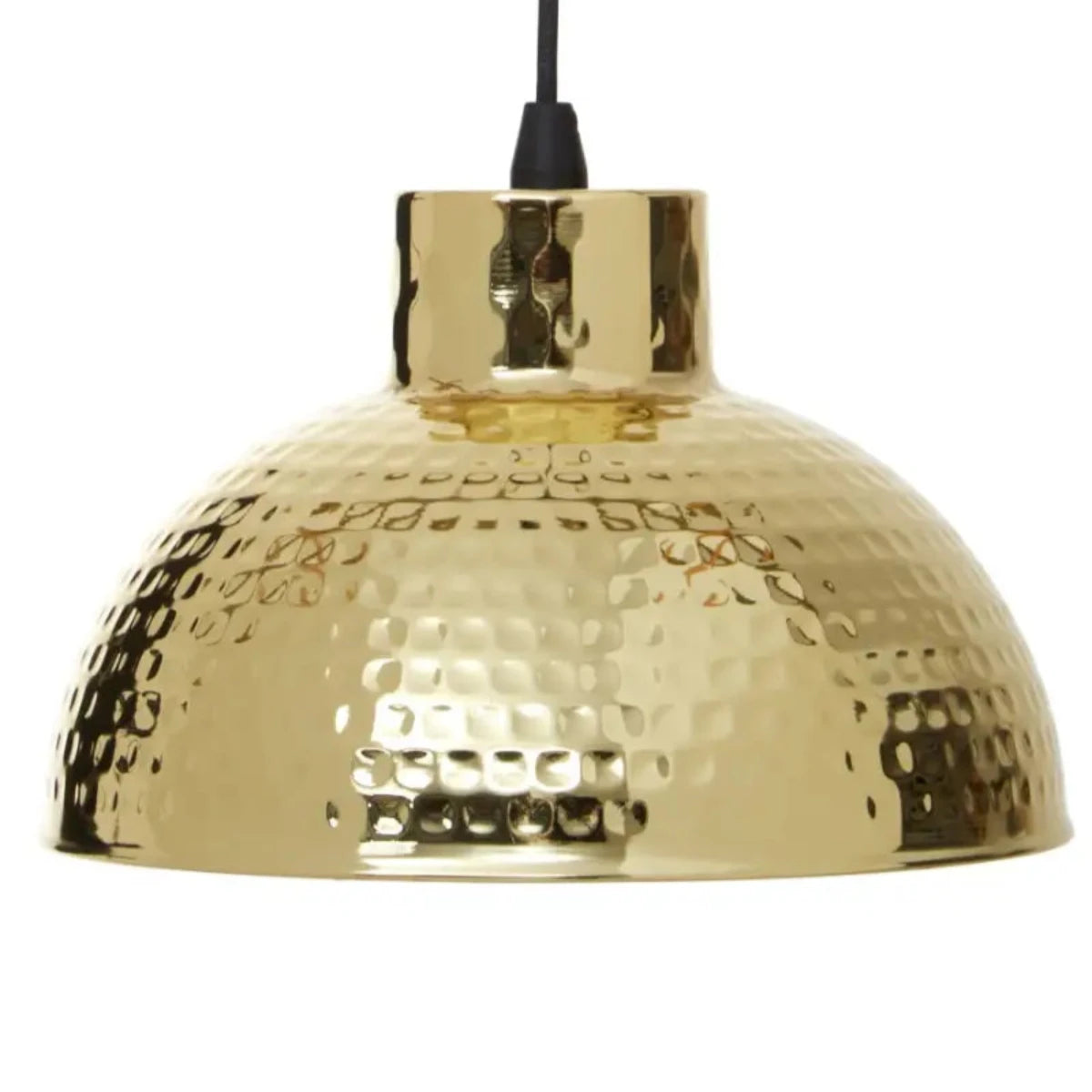 Beaumonde Home Foundry Industrial Gold Finish Pendant Light-Beaumonde