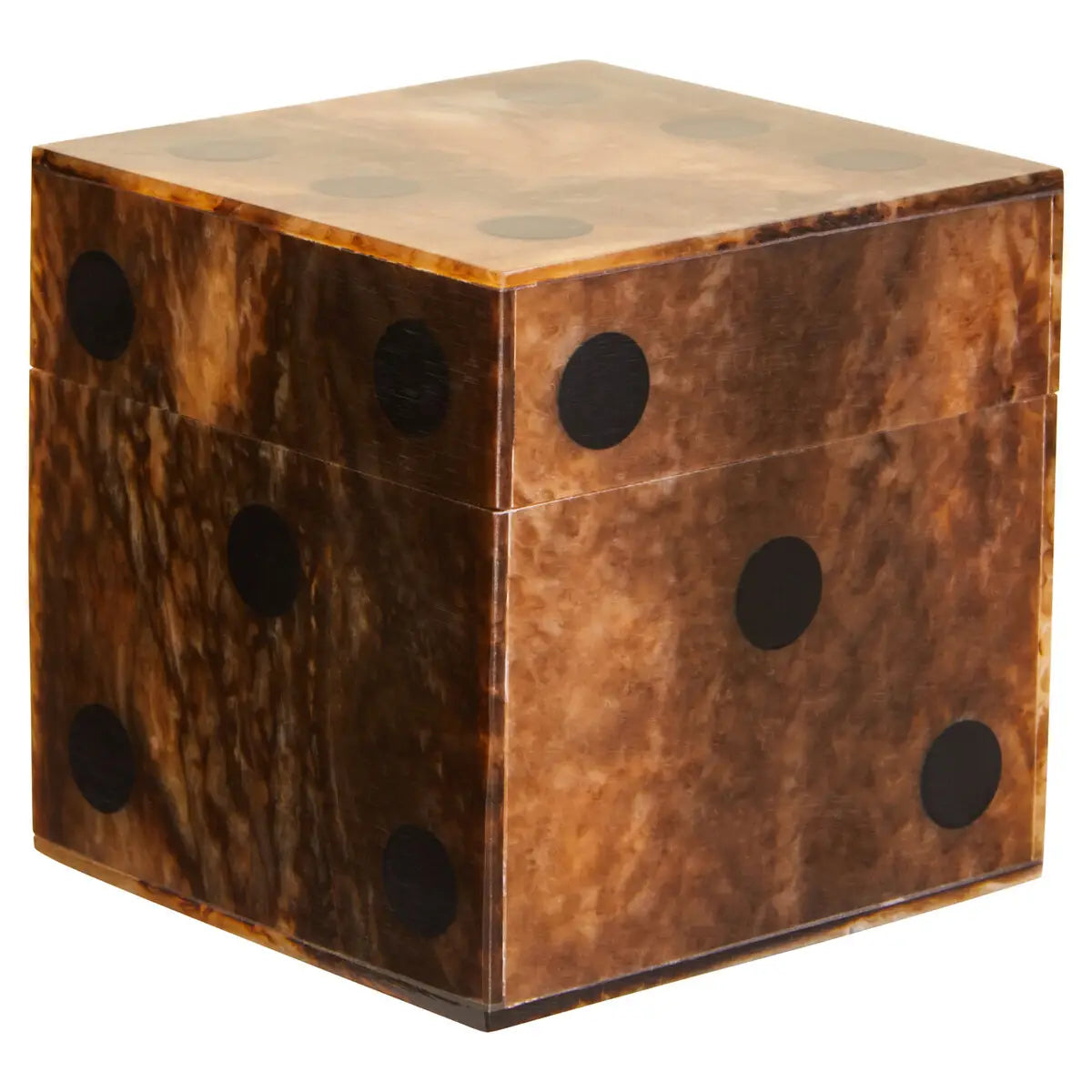 Beaumonde Home Thatcher Games Dice Box With Five Dice-Beaumonde