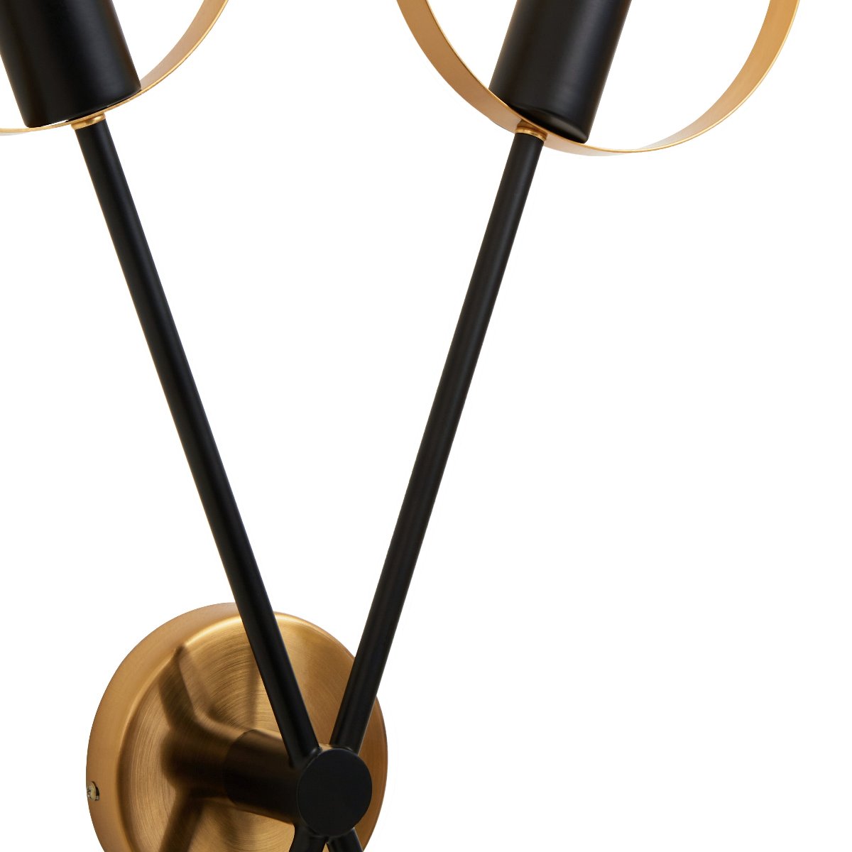 Beaumonde Home Trientes Two Bulb Ring Wall Light-Beaumonde