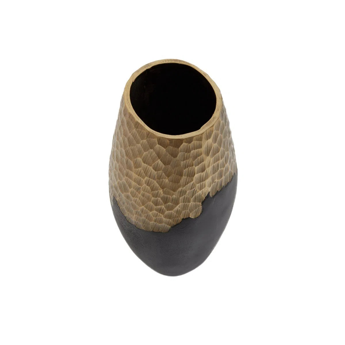 Beaumonde Home Daito Small Black and Gold Vase-Beaumonde