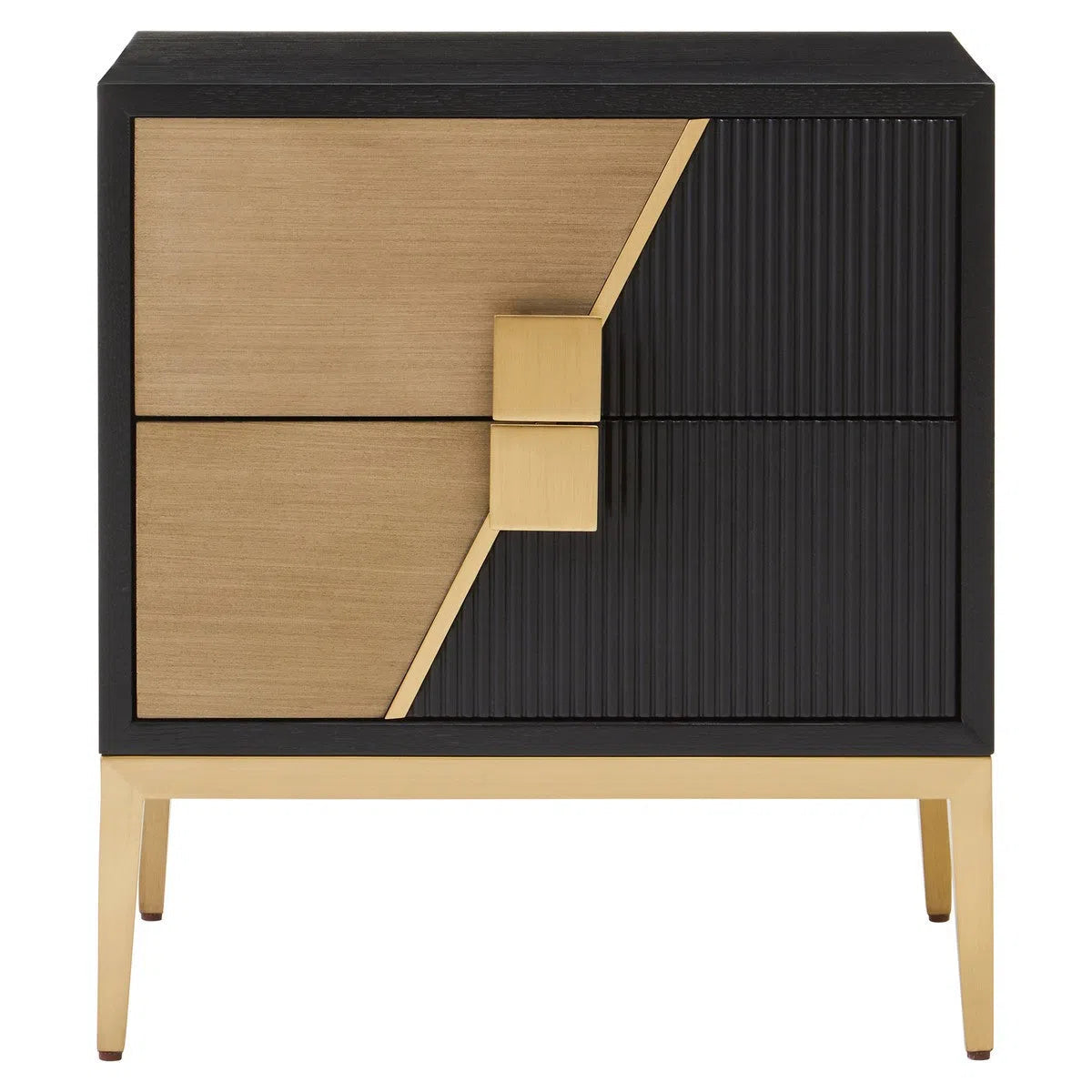 Beaumonde's Davos 2 Drawer Side Table