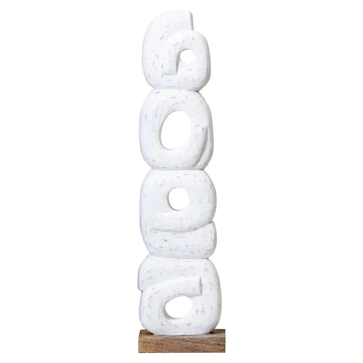 Beaumonde Home Faith White Ring Sculpture-Beaumonde