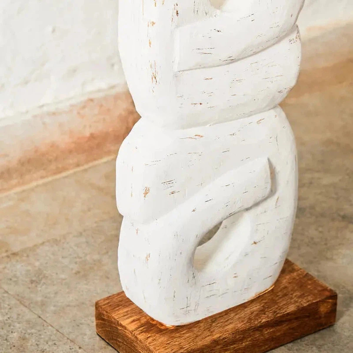 Beaumonde Home Faith White Ring Sculpture-Beaumonde