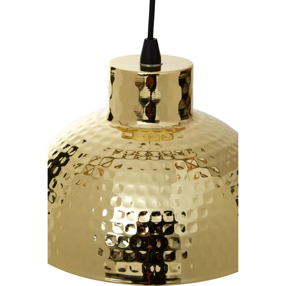 Beaumonde Home Foundry Industrial Gold Finish Pendant Light-Beaumonde