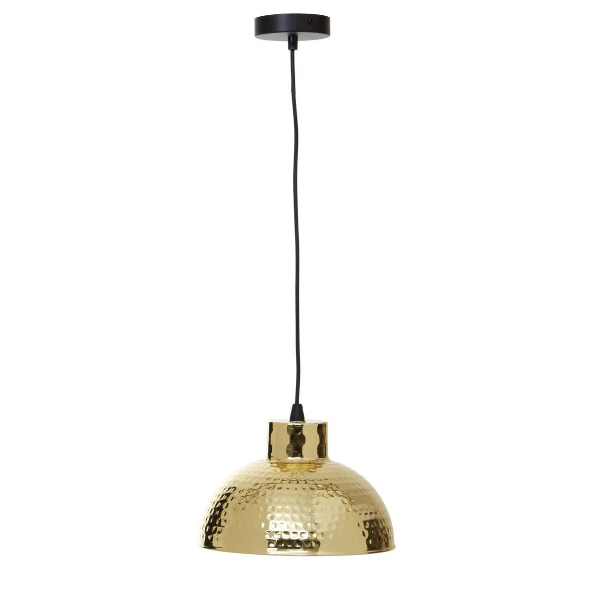 Beaumonde Home Foundry Industrial Gold Finish Pendant Light-Beaumonde