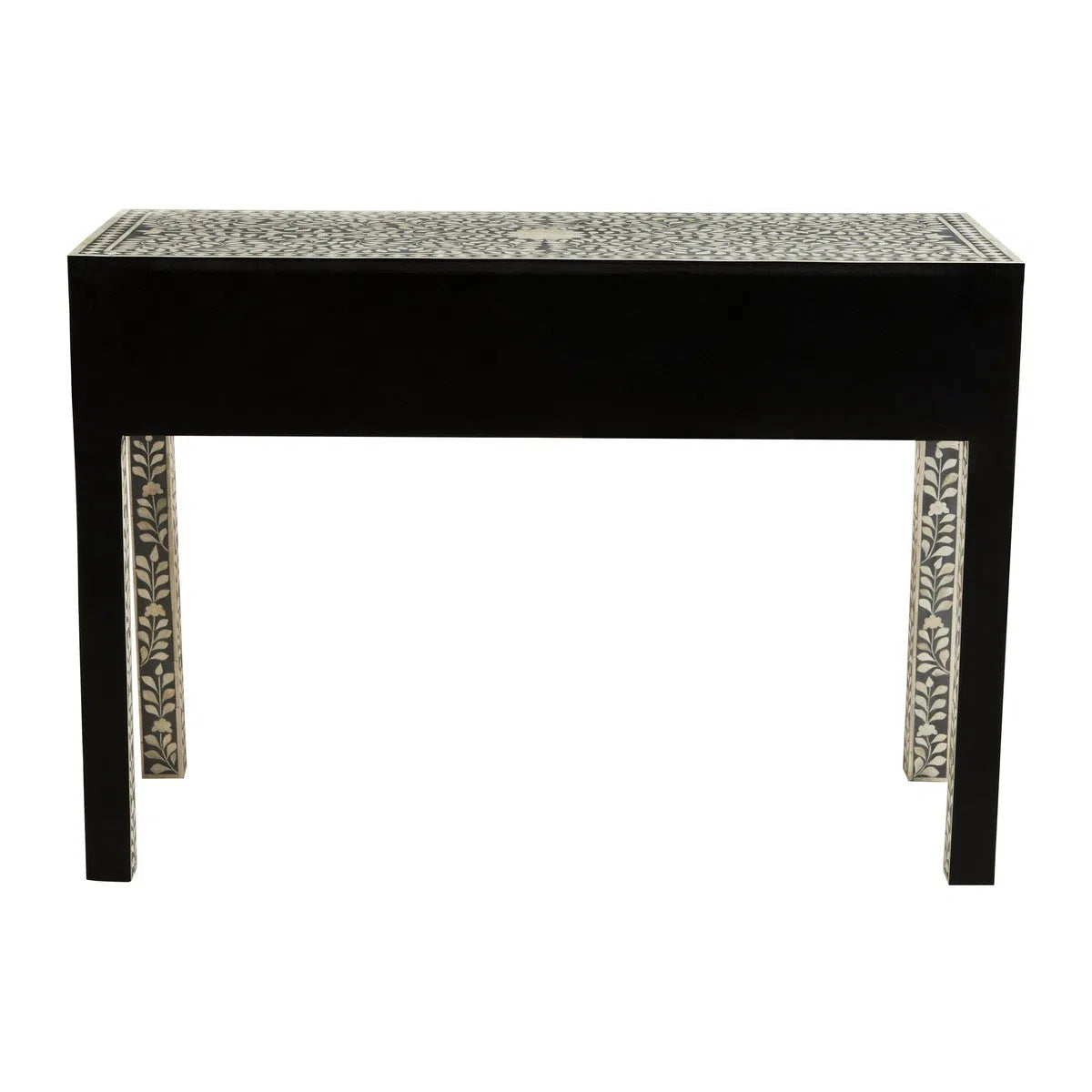 Beaumonde Home Fuster Three Drawer Study Desk-Beaumonde