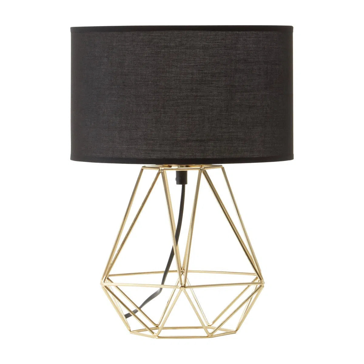Beaumonde Home Geo Black And Gold Finish Table Light-Beaumonde