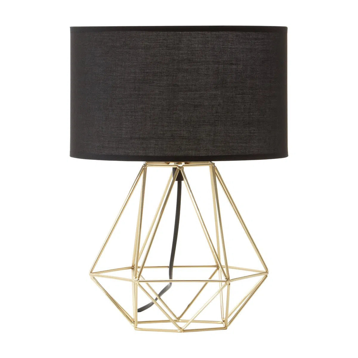 Beaumonde Home Geo Black And Gold Finish Table Light-Beaumonde