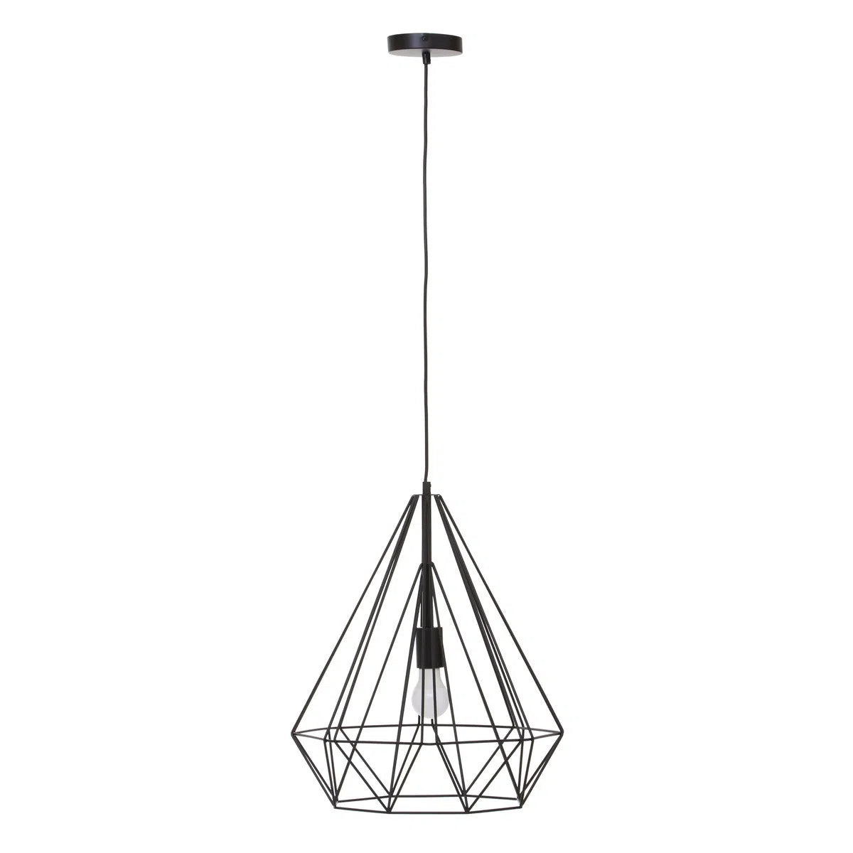 Beaumonde's Geo Black Conical Pendant light