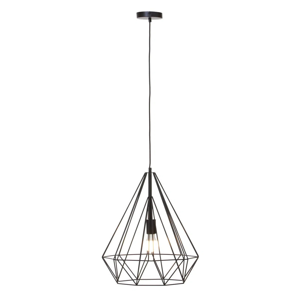 Beaumonde's Geo Black Conical Pendant light