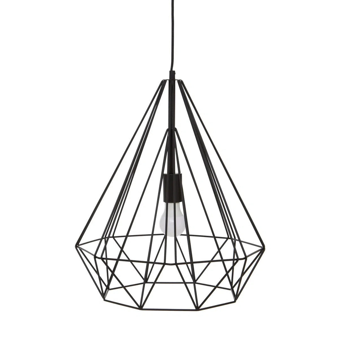 Beaumonde's Geo Black Conical Pendant light