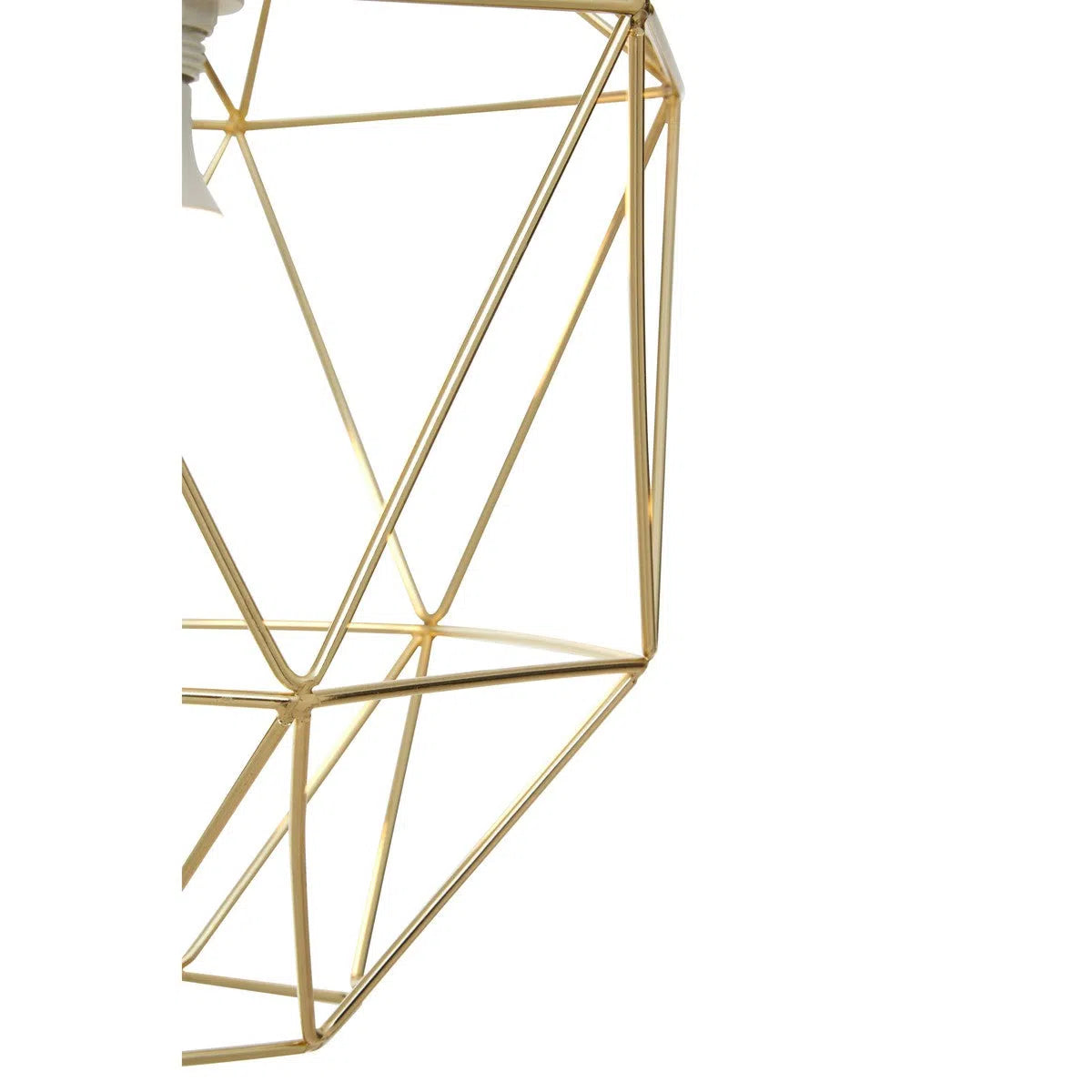 Beaumonde Home Geo Champagne Gold Pendant Light-Beaumonde