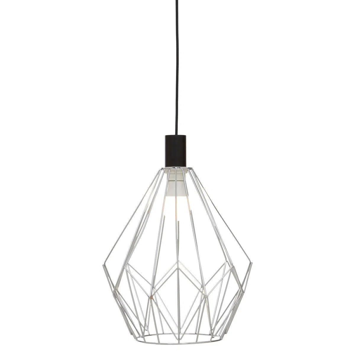 Beaumonde Home Geo Chrome Gold Frame Pendant Light-Beaumonde