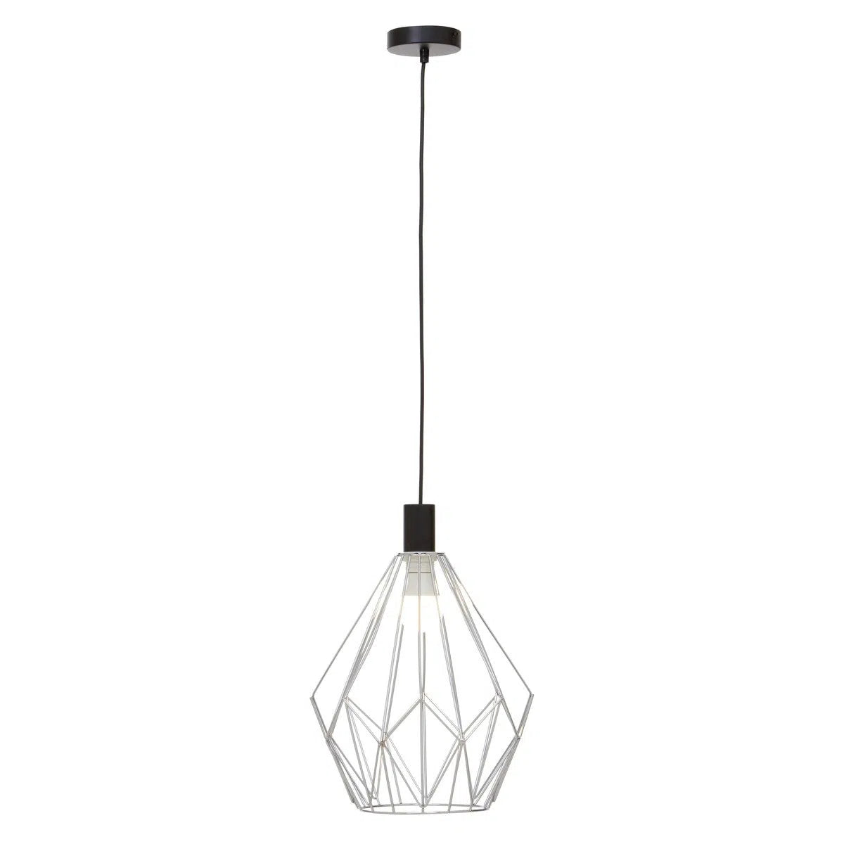 Beaumonde Home Geo Chrome Gold Frame Pendant Light-Beaumonde