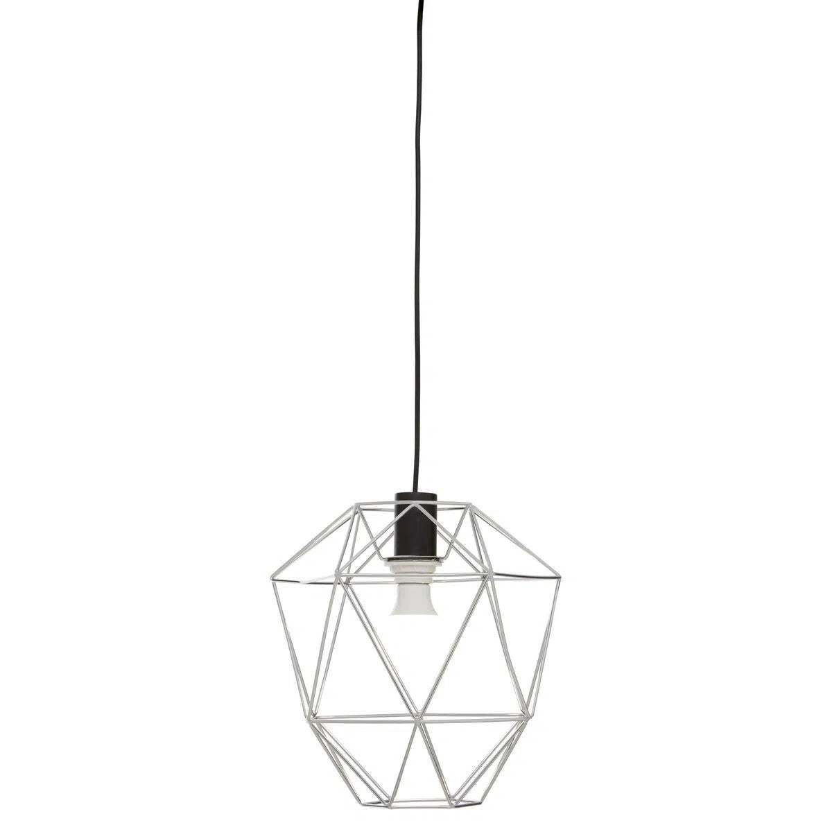 Beaumonde Home Geo Chrome Pendant Light-Beaumonde