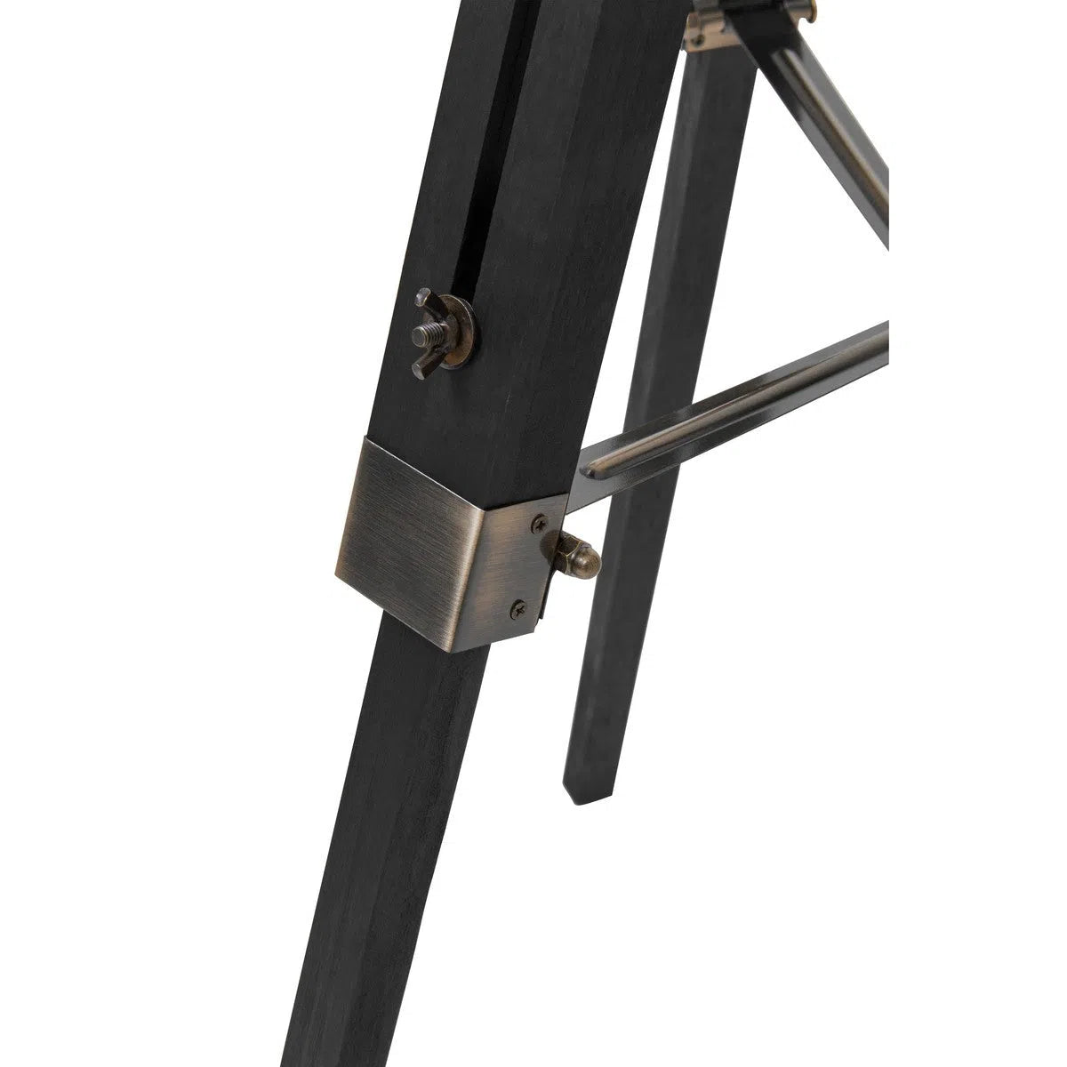 Beaumonde Home Glamis Tripod Floor Lamp With Black Base-Beaumonde