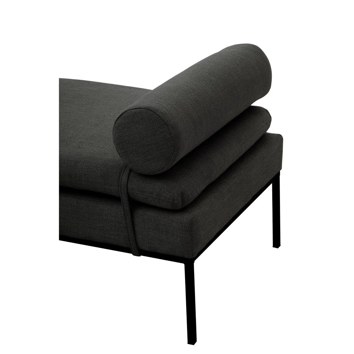 Beaumonde Home Harlie Dark Grey Day Bed-Beaumonde