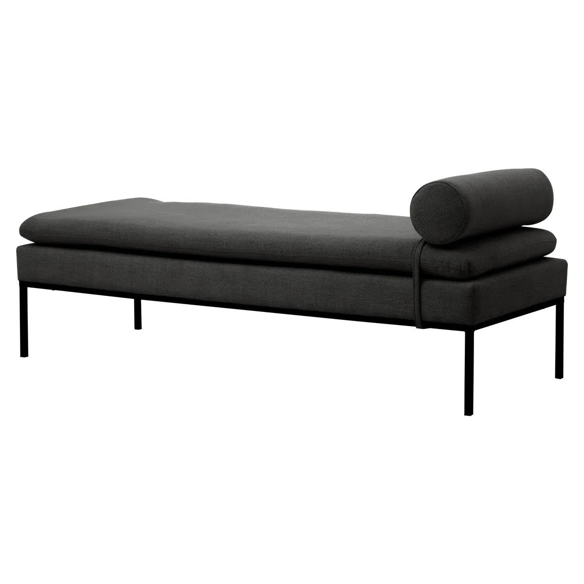 Beaumonde Home Harlie Dark Grey Day Bed-Beaumonde