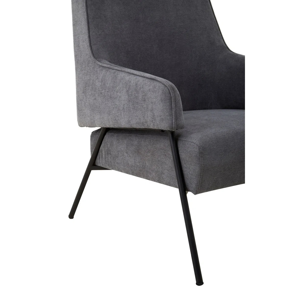 Beaumonde Home Hetty Ash Velvet Chair-Beaumonde