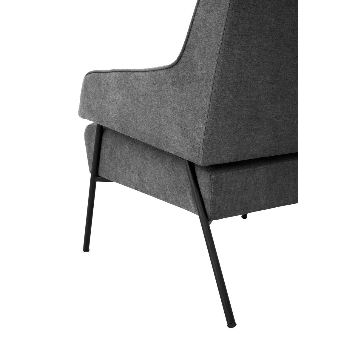 Beaumonde Home Hetty Ash Velvet Chair-Beaumonde