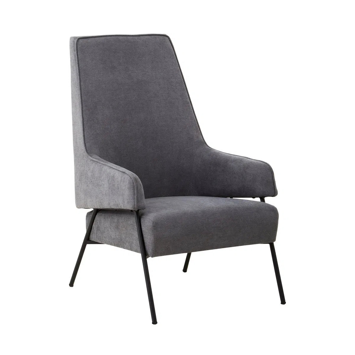 Beaumonde Home Hetty Ash Velvet Chair-Beaumonde