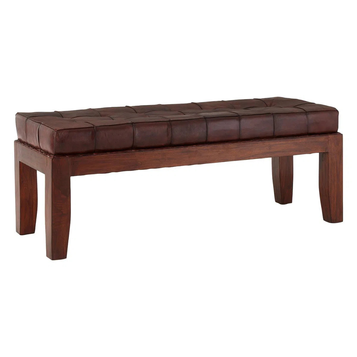Beaumonde Home Inca Stitch Bench-Beaumonde