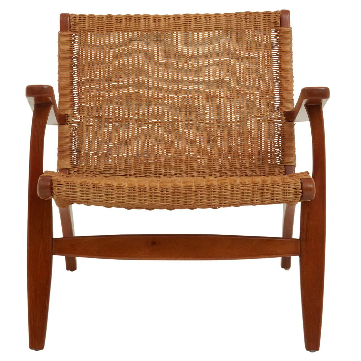 Beaumonde Home Jairo Woven Chair In Brown Natural Rattan-Beaumonde