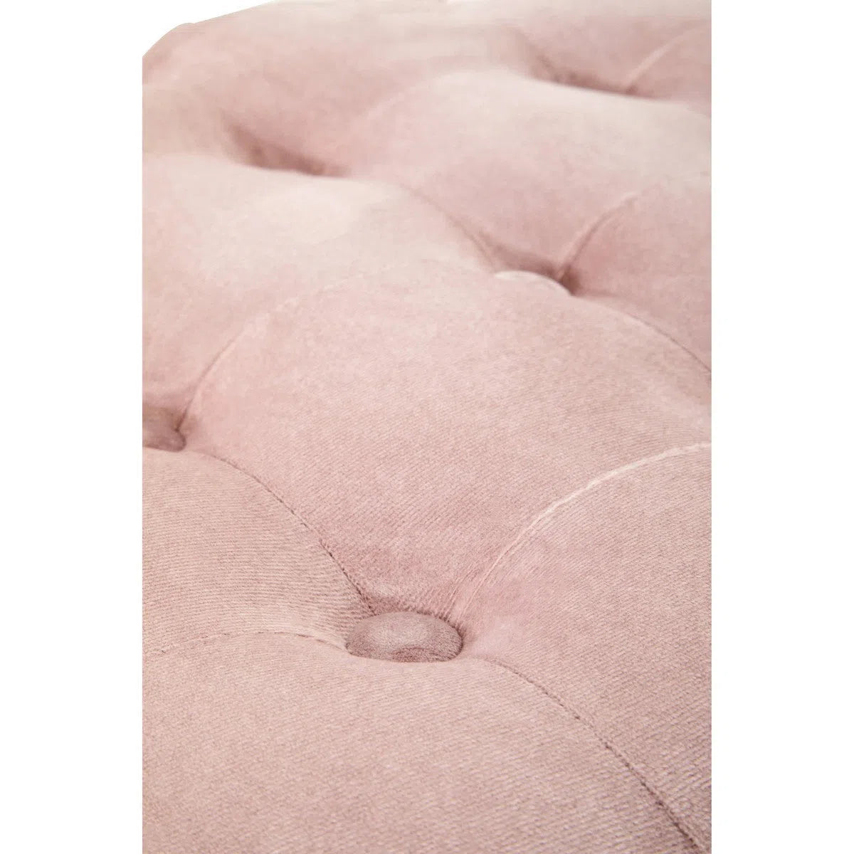 Beaumonde Home Lorenzo Dusky Pink Velvet Stool-Beaumonde