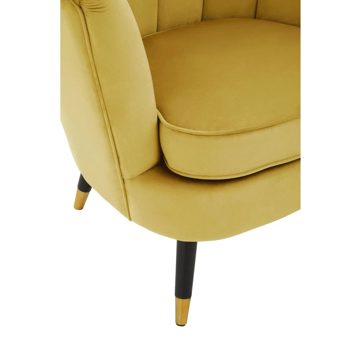 Beaumonde Home Lorenzo Pistachio Velvet Chair-Beaumonde