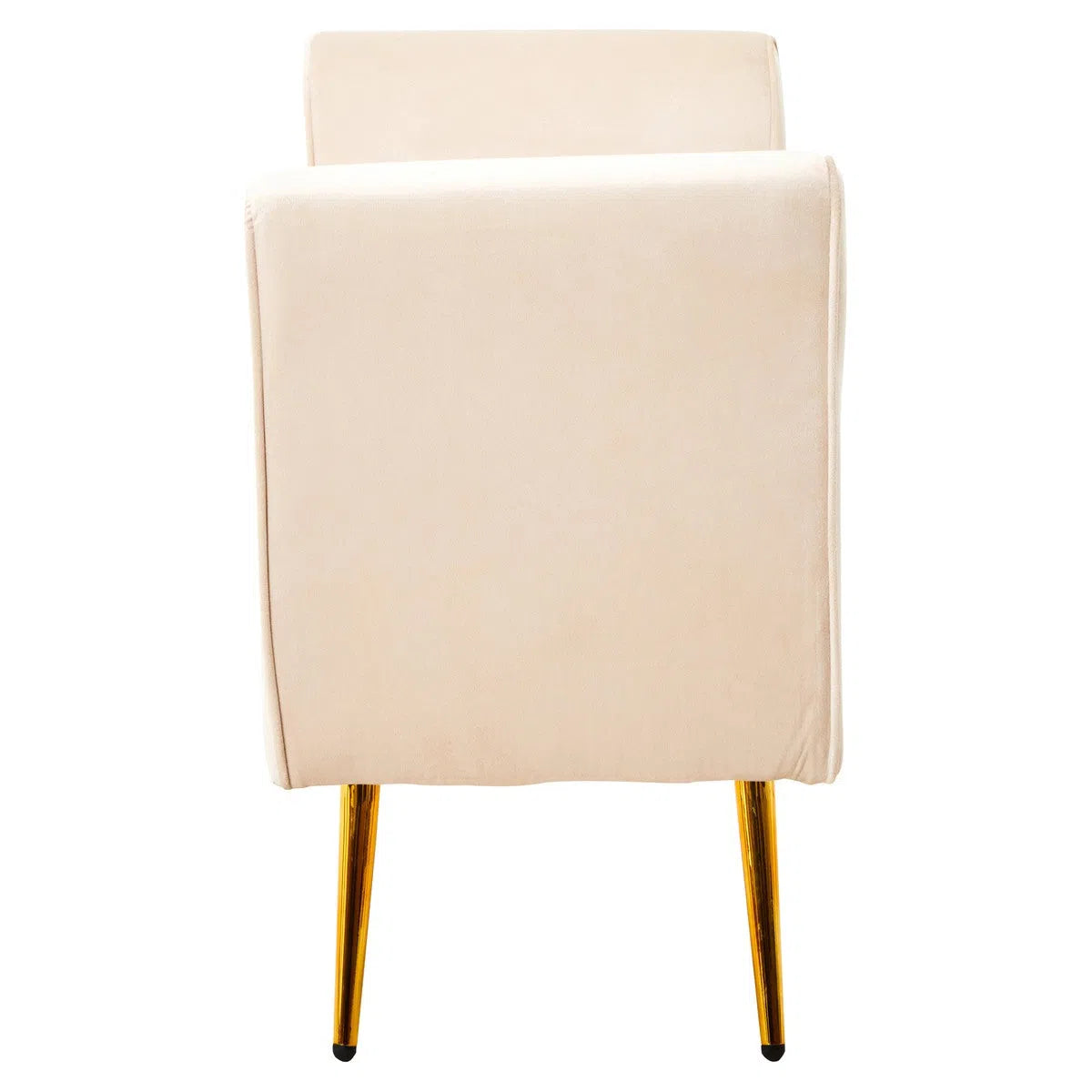 Beaumonde Home Lorenzo Stone Velvet Storage Bench-Beaumonde