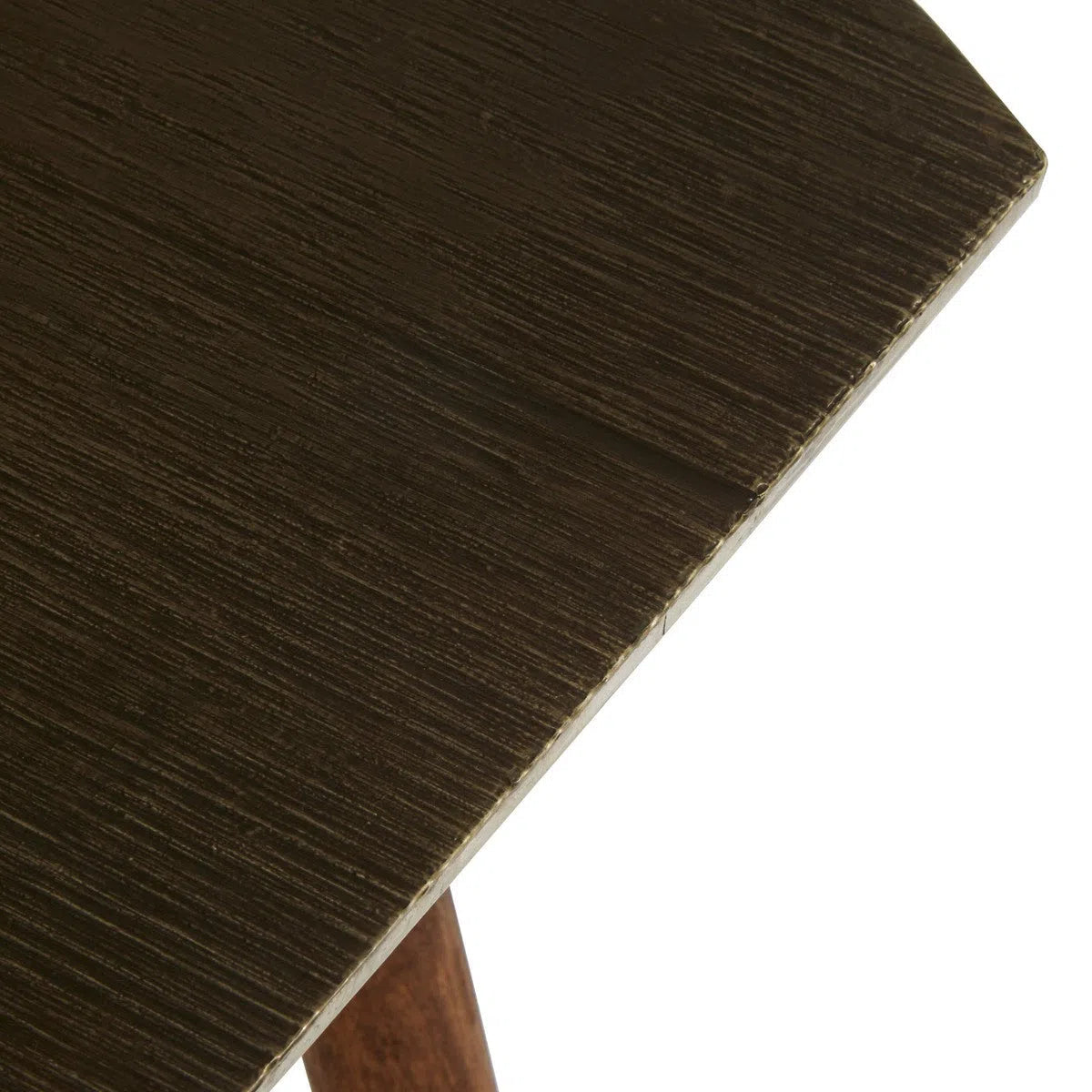 Beaumonde Home Maverick Hexagonal Wooden Side Table-Beaumonde