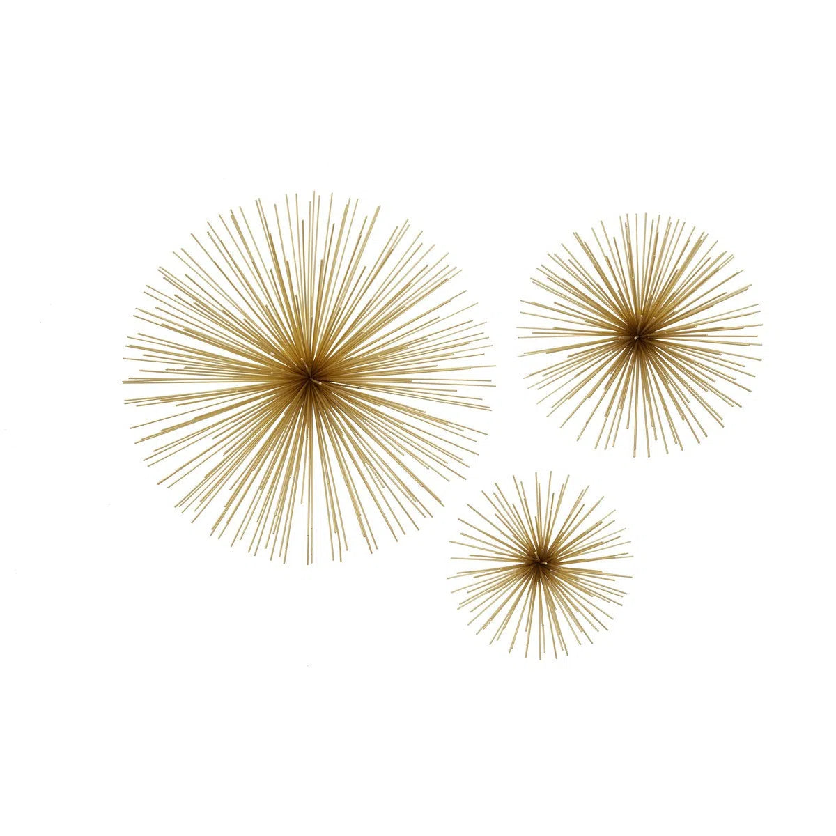 Beaumonde Home Mirano Set Of 3 Gold Finish Wall Decor-Beaumonde