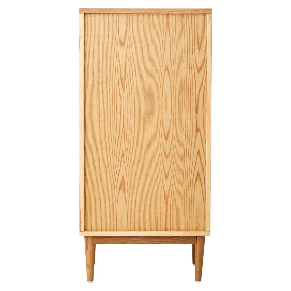 Beaumonde Home Miribel Rattan and Oak Three Drawer Wood Chest-Beaumonde