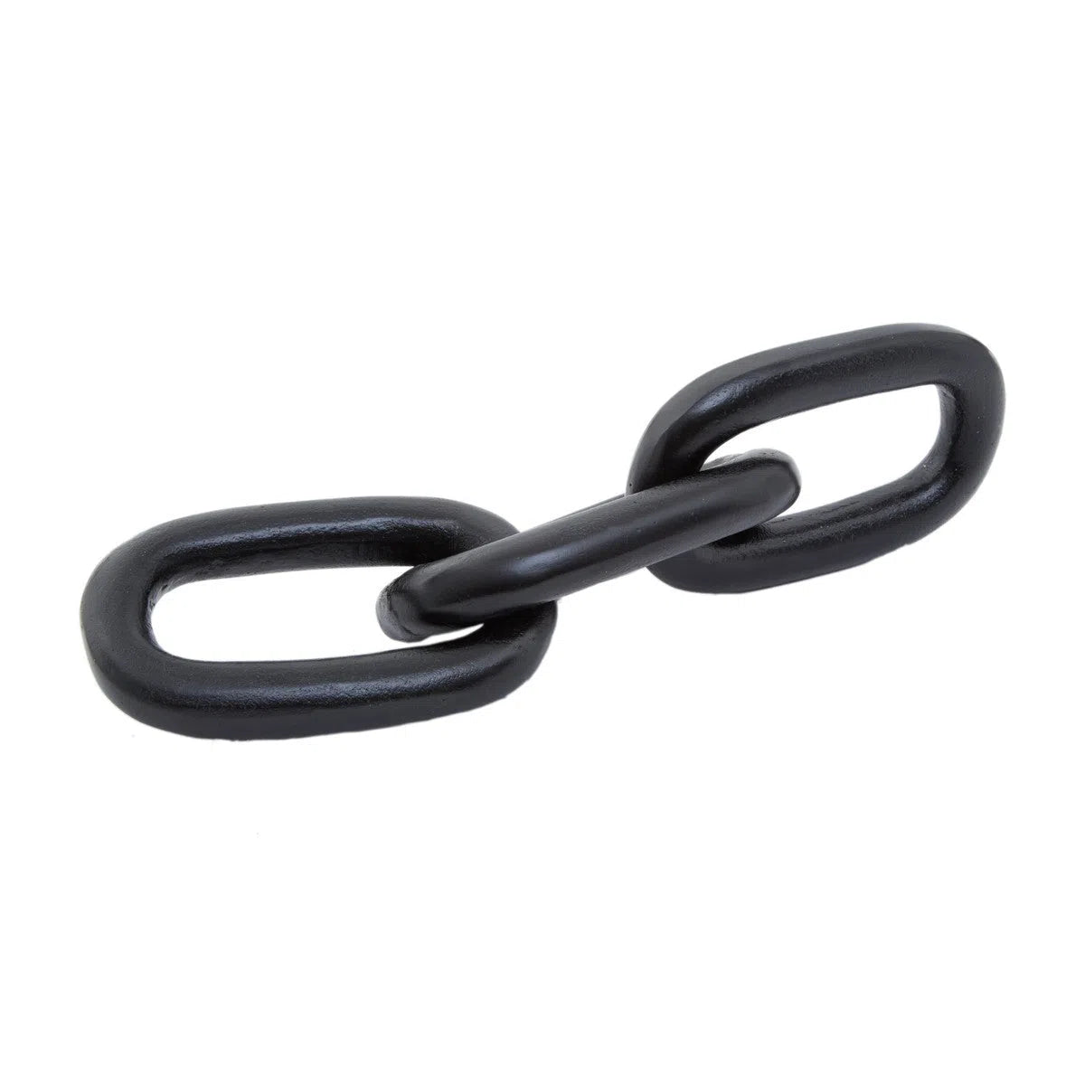 Beaumonde Home Prato Large Black Aluminium Chain Sculpture-Beaumonde