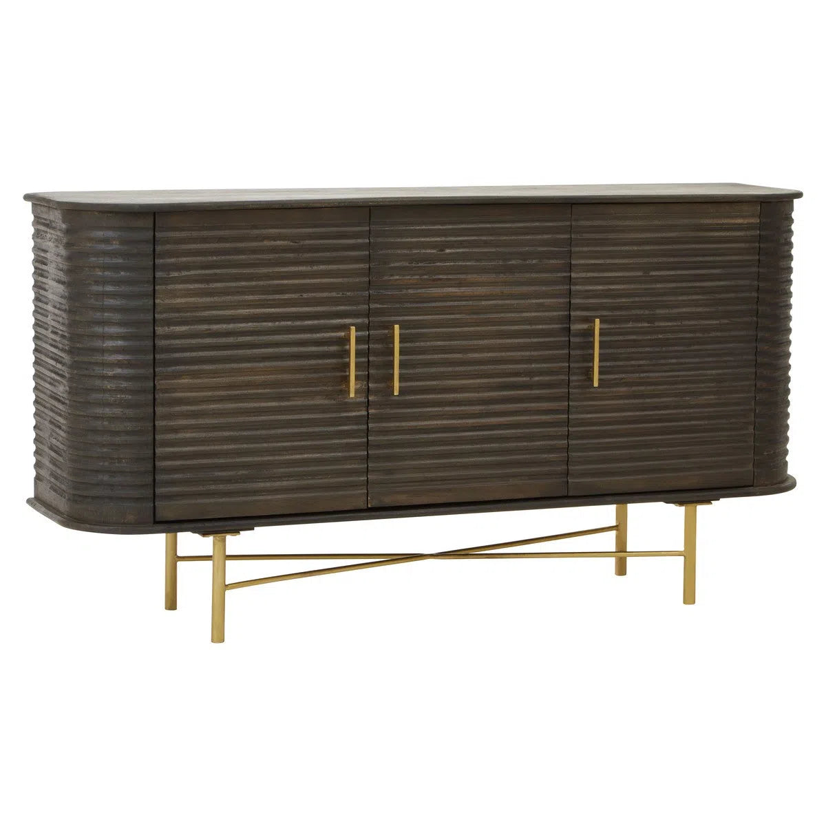 Beaumonde Home Sami Mango Wood Sideboard-Beaumonde