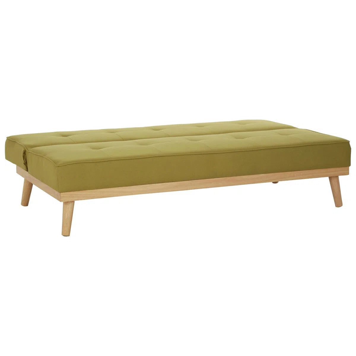Beaumonde Home Stockholm 3 Seat Green Sofa Bed-Beaumonde