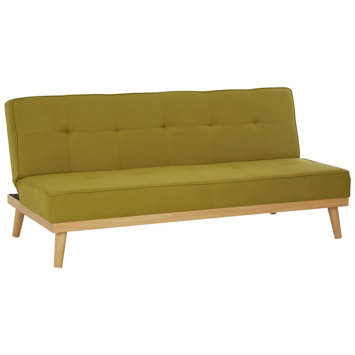 Beaumonde Home Stockholm 3 Seat Green Sofa Bed-Beaumonde