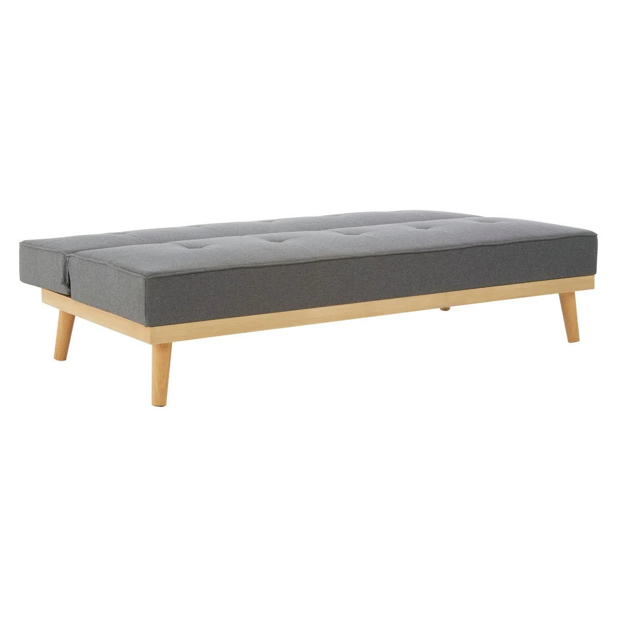 Beaumonde Home Stockholm 3 Seat Grey Sofa Bed-Beaumonde