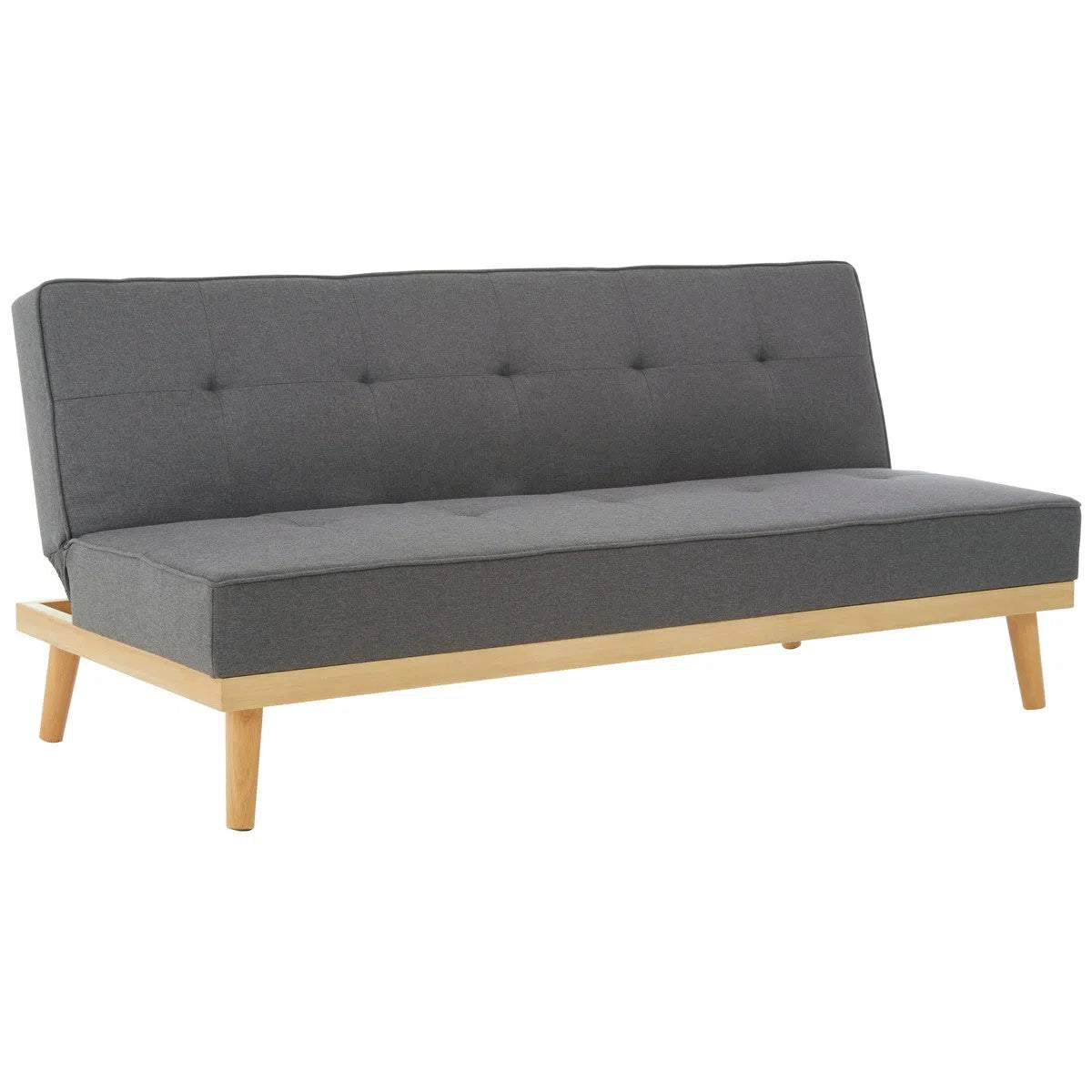 Beaumonde Home Stockholm 3 Seat Grey Sofa Bed-Beaumonde