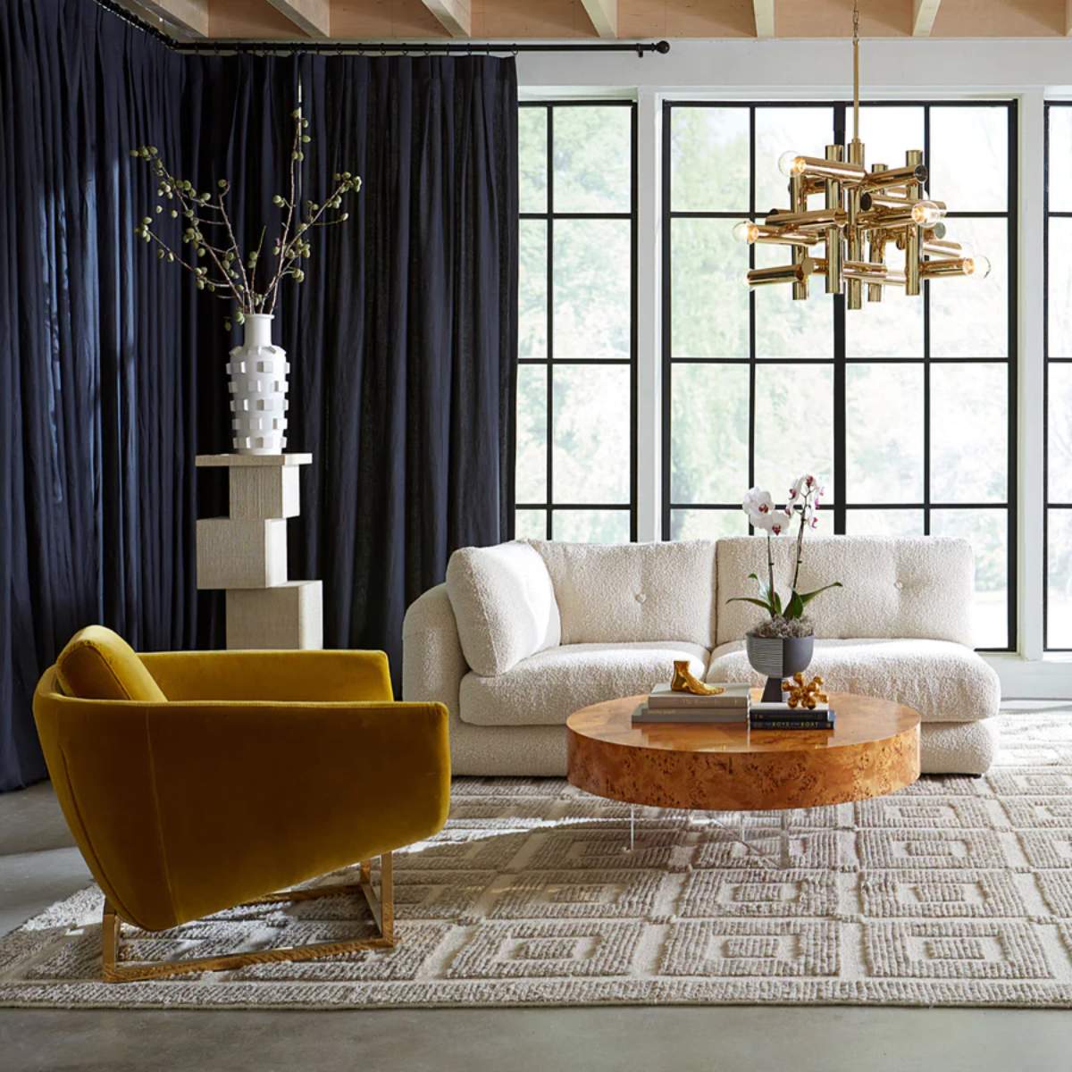 Jonathan Adler Beaumont 162.5cm Settee