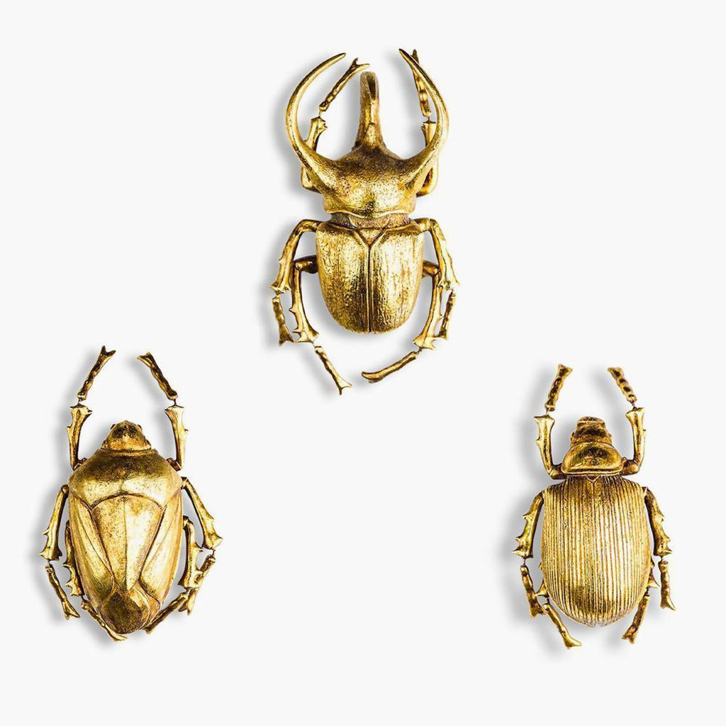 Beetle Gold Wall Decor-Beaumonde