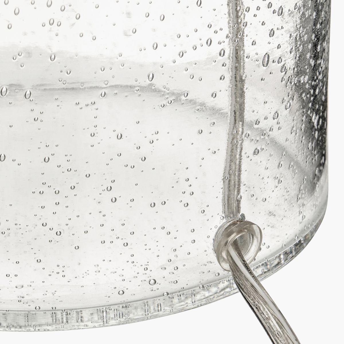 Pacific Lifestyle Bellamy Clear Bubble Glass Table Lamp
