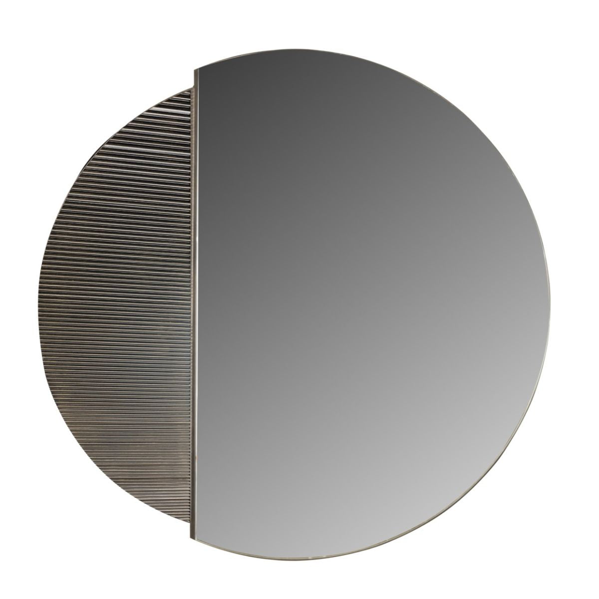 Libra Interiors Belvedere Black Wall Mirror 90cm
