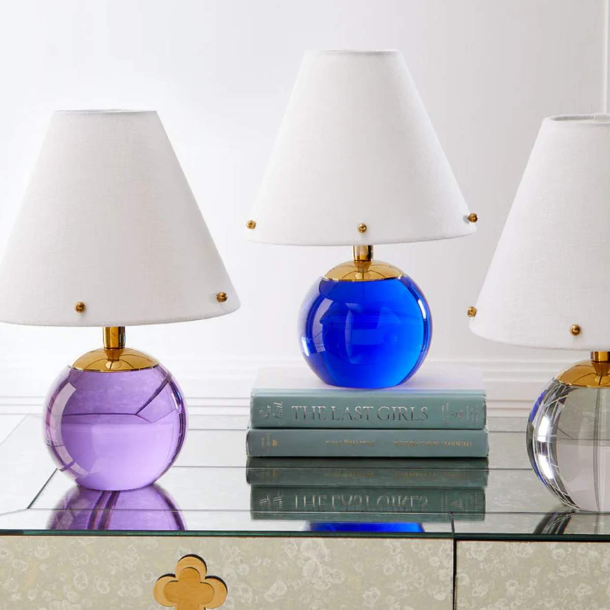 Jonathan Adler Belvedere Vanity Lamp Lavender