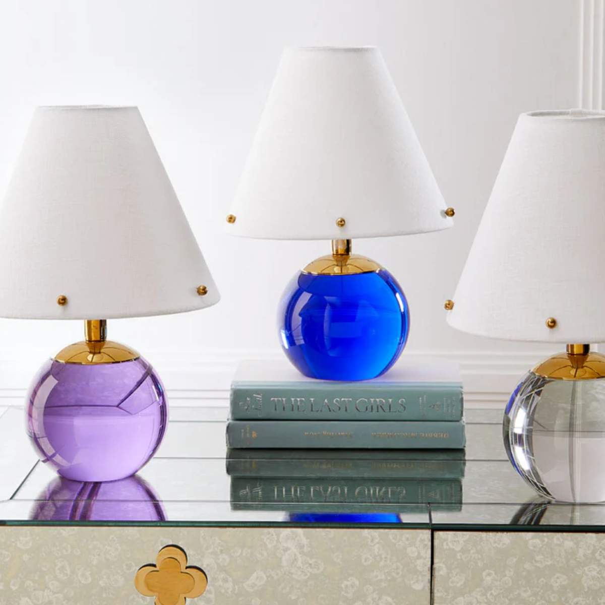 Jonathan Adler Belvedere Vanity Lamp Clear