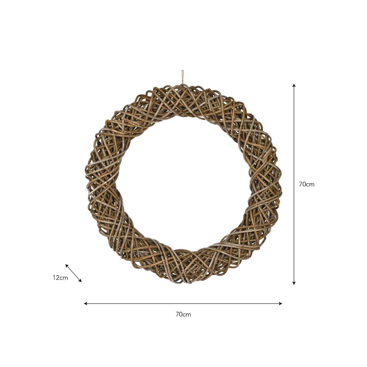 Garden Trading Bembridge Door Wreath 70cm Natural
