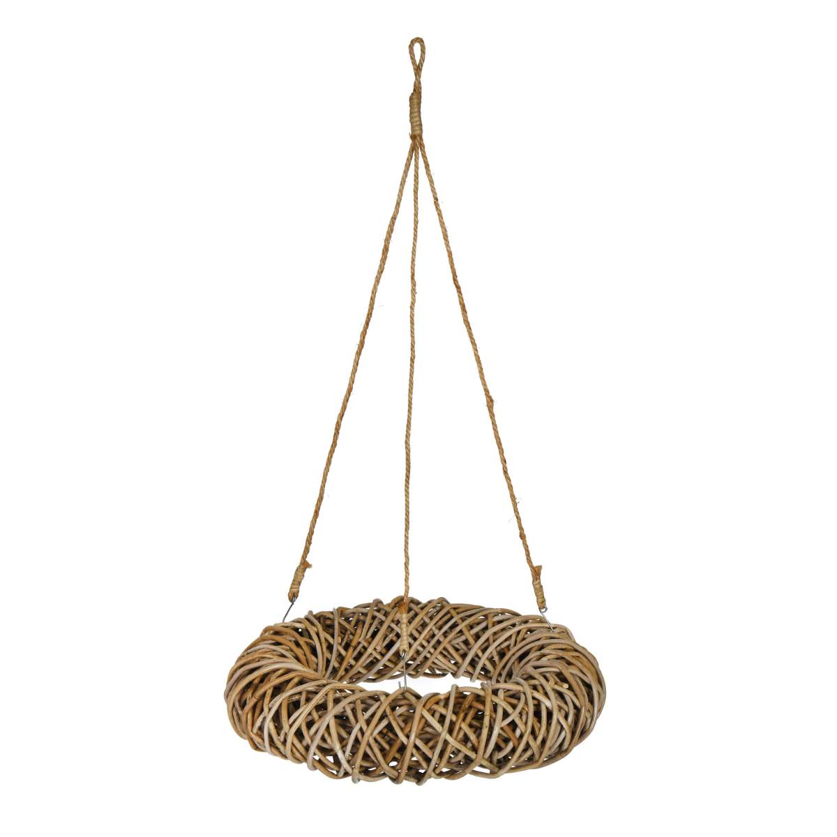 Garden Trading Bembridge Hanging Wreath 50cm Natural - Pack of 2